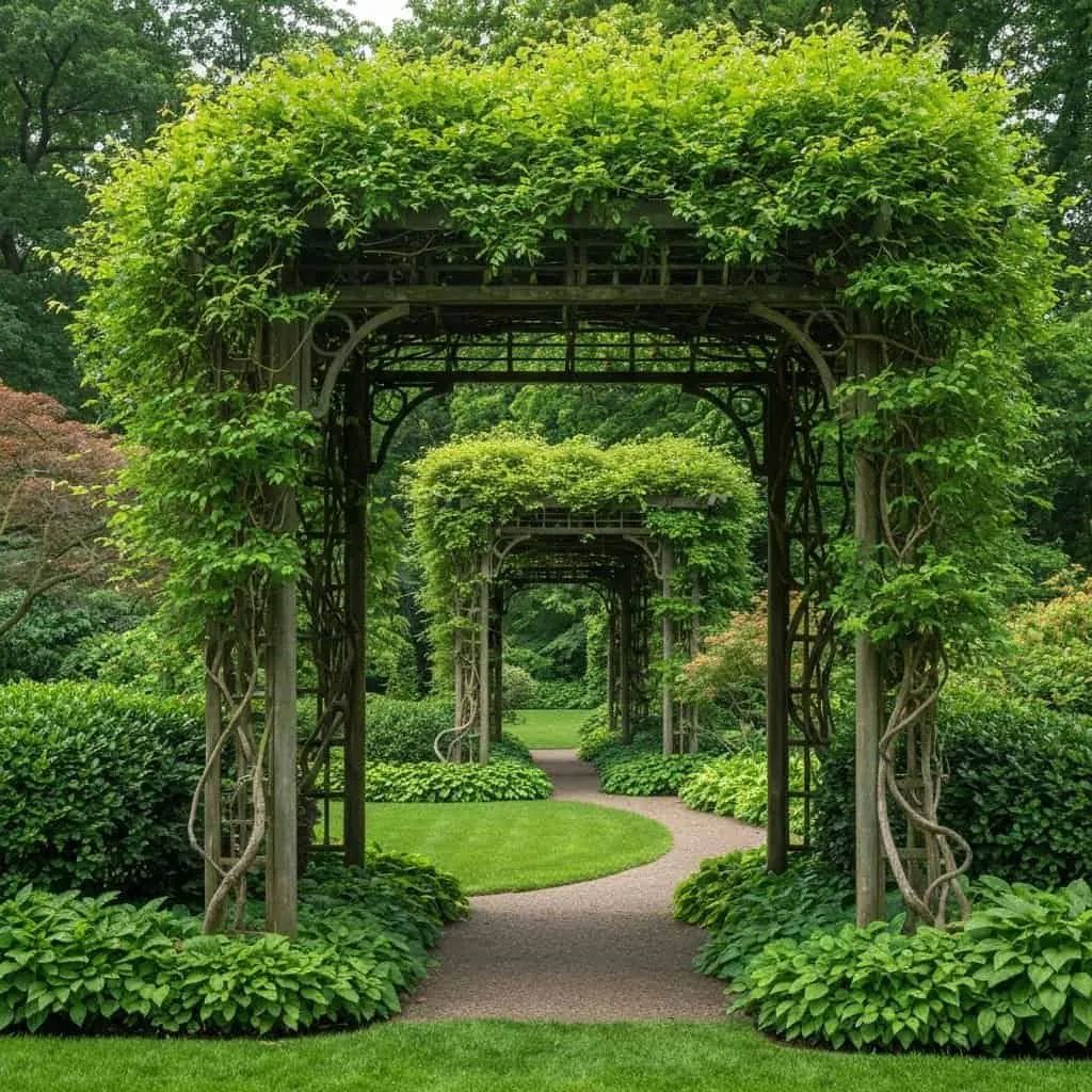Pergola i trejaż na rośliny pnące: Twój zielony azyl w ogrodzie